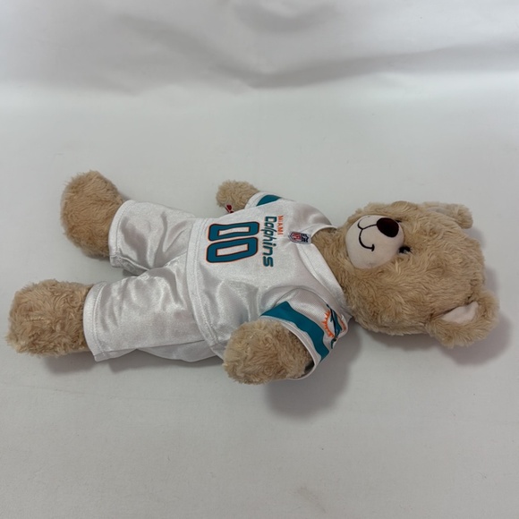 NFL Miami Dolphins Build A Bear With Football Uniform Build A Bear BAB Plush - Picture 4 of 12
